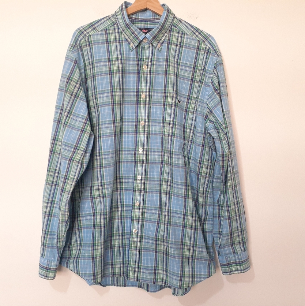 Vineyard Vines Button Down Slim Fit Tucker Plaid Shirt